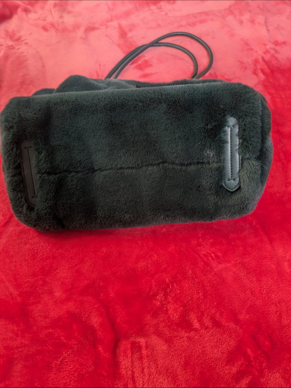 Kate Spade Everything Tote Faux Fur Medium Tote In Pine Grove - Picture 7 of 12
